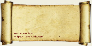 Nadja Milijić vizit kartica